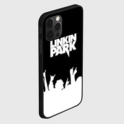 Чехол для iPhone 12 Pro Linkin Park: Black Rock, цвет: 3D-черный — фото 2