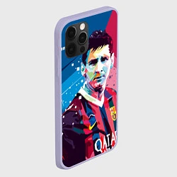 Чехол для iPhone 12 Pro Lionel Messi, цвет: 3D-светло-сиреневый — фото 2