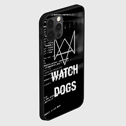 Чехол для iPhone 12 Pro Watch Dogs: Hacker, цвет: 3D-черный — фото 2