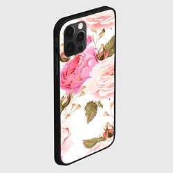 Чехол для iPhone 12 Pro Spring Flowers, цвет: 3D-черный — фото 2