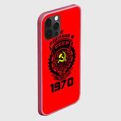 Чехол для iPhone 12 Pro Сделано в СССР 1970, цвет: 3D-малиновый — фото 2