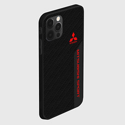 Чехол для iPhone 12 Pro Mitsubishi: Sport Line, цвет: 3D-черный — фото 2