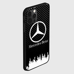 Чехол для iPhone 12 Pro Mercedes-Benz: Black Side, цвет: 3D-черный — фото 2