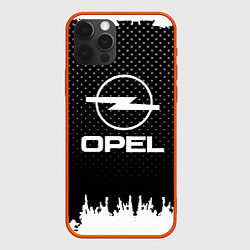 Чехол для iPhone 12 Pro Opel: Black Side, цвет: 3D-красный