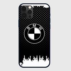Чехол для iPhone 12 Pro BMW Black Style, цвет: 3D-черный