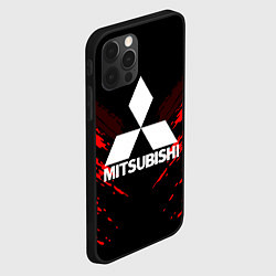 Чехол для iPhone 12 Pro Mitsubishi: Red Anger, цвет: 3D-черный — фото 2