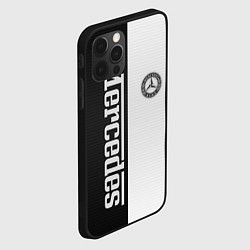 Чехол для iPhone 12 Pro Mercedes B&W, цвет: 3D-черный — фото 2