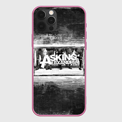 Чехол для iPhone 12 Pro Asking Alexandria, цвет: 3D-малиновый