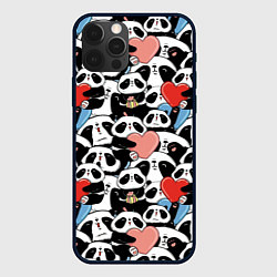 Чехол iPhone 12 Pro Funny Pandas