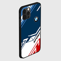 Чехол для iPhone 12 Pro BMW SPORT, цвет: 3D-черный — фото 2