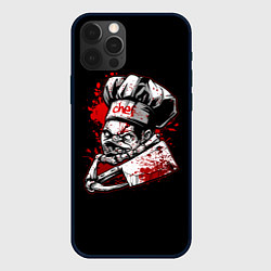 Чехол для iPhone 12 Pro Pudge Chef, цвет: 3D-черный