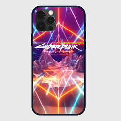 Чехол iPhone 12 Pro Cyberpunk 2077: Neon Lines
