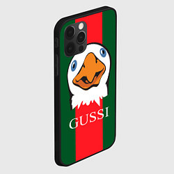 Чехол для iPhone 12 Pro GUSSI Beak, цвет: 3D-черный — фото 2