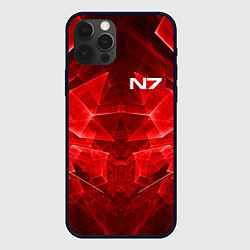 Чехол iPhone 12 Pro Mass Effect: Red Armor N7