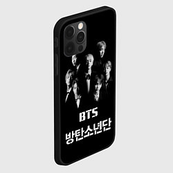 Чехол для iPhone 12 Pro BTS Group, цвет: 3D-черный — фото 2