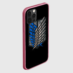 Чехол для iPhone 12 Pro Стальные крылья, цвет: 3D-малиновый — фото 2