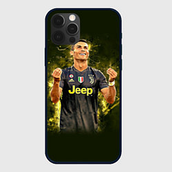 Чехол для iPhone 12 Pro Ronaldo: Juve Sport, цвет: 3D-черный