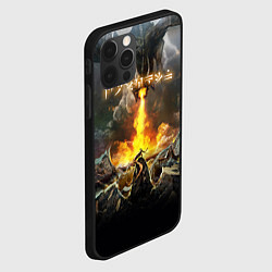 Чехол для iPhone 12 Pro TES: Dragon Flame, цвет: 3D-черный — фото 2