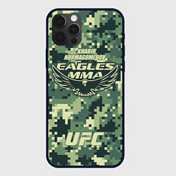 Чехол iPhone 12 Pro UFC Хабиб Нурмагомедов камуфляж