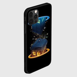 Чехол для iPhone 12 Pro Тардис в Портале, цвет: 3D-черный — фото 2