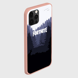 Чехол для iPhone 12 Pro Fortnite: Dark Forest, цвет: 3D-светло-розовый — фото 2