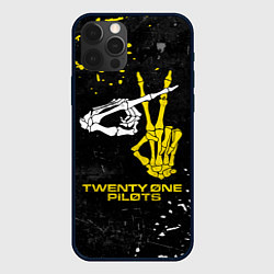 Чехол для iPhone 12 Pro TOP: Skeleton Clique, цвет: 3D-черный