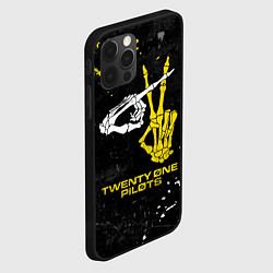 Чехол для iPhone 12 Pro TOP: Skeleton Clique, цвет: 3D-черный — фото 2