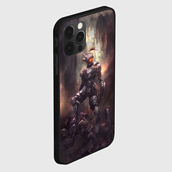 Чехол для iPhone 12 Pro Goblin Slayer darkness knight, цвет: 3D-черный — фото 2
