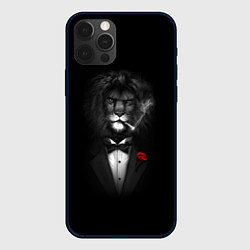 Чехол для iPhone 12 Pro Мистер Лев, цвет: 3D-черный