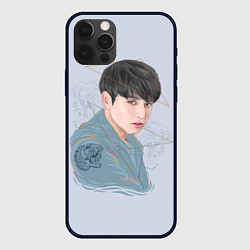 Чехол для iPhone 12 Pro Jeon Jungkook, цвет: 3D-черный