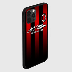 Чехол для iPhone 12 Pro AC Milan, цвет: 3D-черный — фото 2