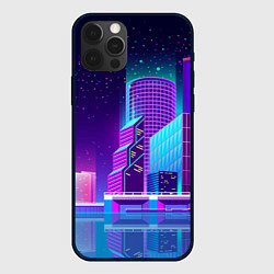 Чехол для iPhone 12 Pro Neon Nights, цвет: 3D-черный