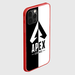 Чехол для iPhone 12 Pro Apex Legends: Black & White, цвет: 3D-красный — фото 2