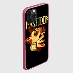 Чехол для iPhone 12 Pro Mastodon: Leviathan, цвет: 3D-малиновый — фото 2