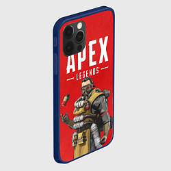 Чехол для iPhone 12 Pro Apex Legends: Red Caustic, цвет: 3D-тёмно-синий — фото 2