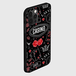 Чехол для iPhone 12 Pro Casino, цвет: 3D-черный — фото 2