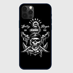 Чехол для iPhone 12 Pro Pirates Team, цвет: 3D-черный