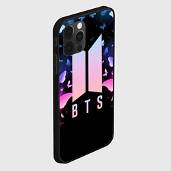 Чехол для iPhone 12 Pro BTS: Black Butterflies, цвет: 3D-черный — фото 2