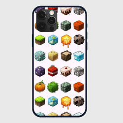 Чехол iPhone 12 Pro Minecraft Cubes