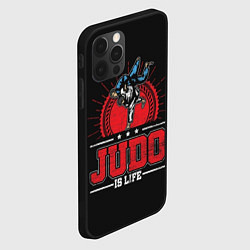 Чехол для iPhone 12 Pro Judo is life, цвет: 3D-черный — фото 2