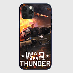 Чехол для iPhone 12 Pro War thunder explosion, цвет: 3D-черный