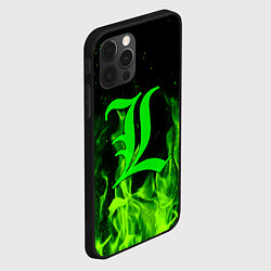 Чехол для iPhone 12 Pro L letter flame, цвет: 3D-черный — фото 2