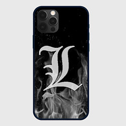 Чехол iPhone 12 Pro L letter flame gray