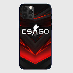 Чехол для iPhone 12 Pro CS GO logo, цвет: 3D-черный