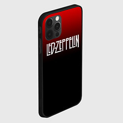 Чехол для iPhone 12 Pro Led Zeppelin, цвет: 3D-черный — фото 2