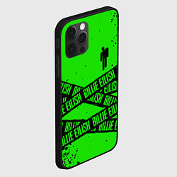 Чехол для iPhone 12 Pro BILLIE EILISH: Green & Black Tape, цвет: 3D-черный — фото 2