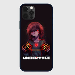 Чехол для iPhone 12 Pro Undertale - Чара: mercy, цвет: 3D-черный