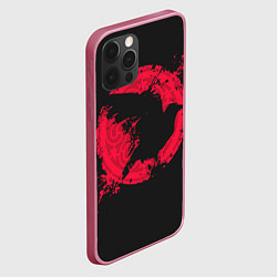 Чехол для iPhone 12 Pro Vikings, цвет: 3D-малиновый — фото 2