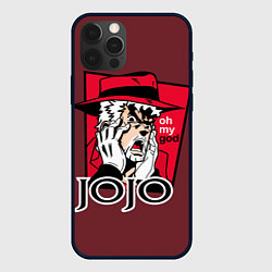 Чехол для iPhone 12 Pro Приключения ДжоДжо, цвет: 3D-черный