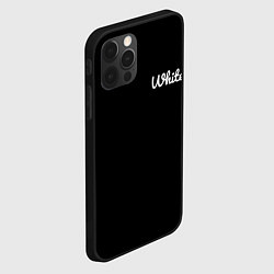 Чехол для iPhone 12 Pro Белыйwhite, цвет: 3D-черный — фото 2
